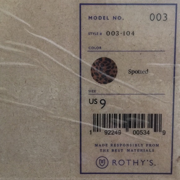 Rothys Loafers - Leopard Sz 9, NEW - Picture 4 of 8